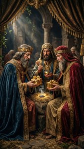 Wise Men at the Manger