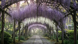 Wisteria Tunnel Path