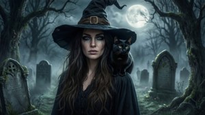 Witch and Cat