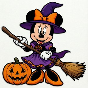 Witch Minnie Cutout