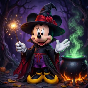 Witch Minnie Halloween