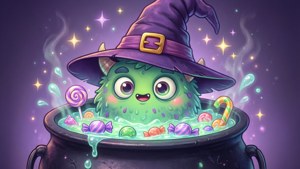 Witch's Candy Cauldron
