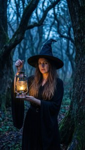 Witch with Lantern