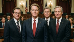 With Senate Colleagues