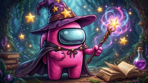 Wizard Pink Among Us