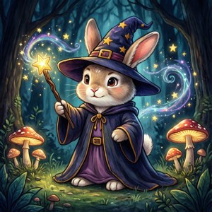 Wizard Rabbit Toon
