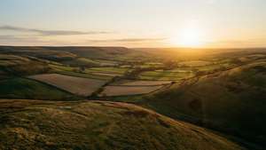 Wolds Sunset