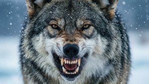 Wolf Fangs in Snow