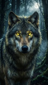 Wolf in the Moonlight