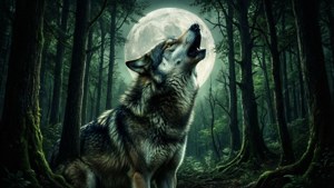 Wolf in the Woods