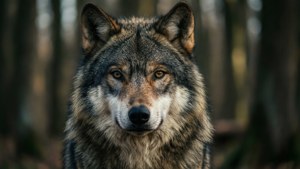 Wolf Portrait Depth