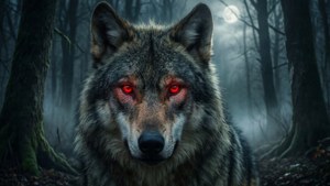 Wolf Red Eyes