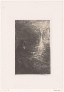 Wolfram d'Eschenbach ziet Elisabeth en de avondster