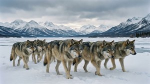 Wolves in Tundra