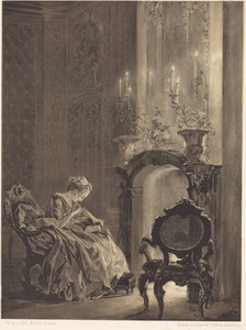 Woman before a Fire
