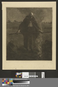 Woman Burning Weeds