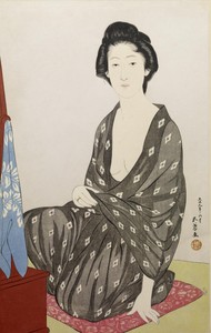 夏衣の女 (Woman in a Summer Kimono)