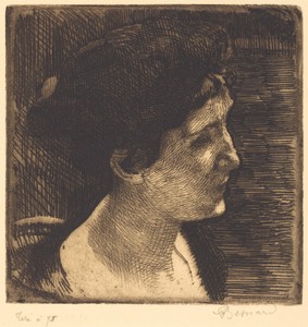 Woman in Full Profile (Grand profil de femme)