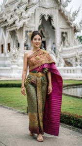 Woman in Thai Dress