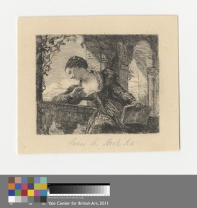Woman Looking out of Window