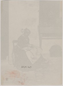 Woman Sewing, Quai de Bourbon