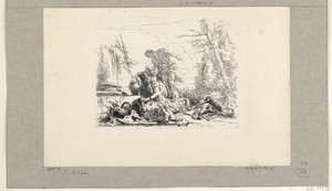 Woman with Her Arms in Chains, and Four Other Figures, from the Vari Capricci