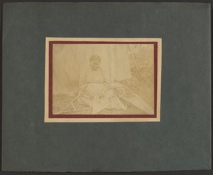 [Woman with Snowshoes]