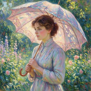 Woman with Umbrella