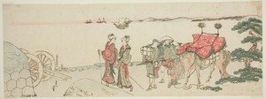 Women and Attendents by the Beach of Tanakawa
