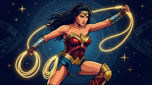 Wonder Woman Lasso Vector