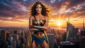Wonder Woman Sunset