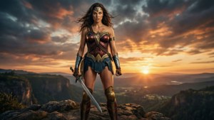 Wonder Woman Sunset