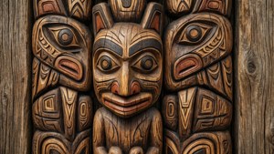 Wood Carving Tribal