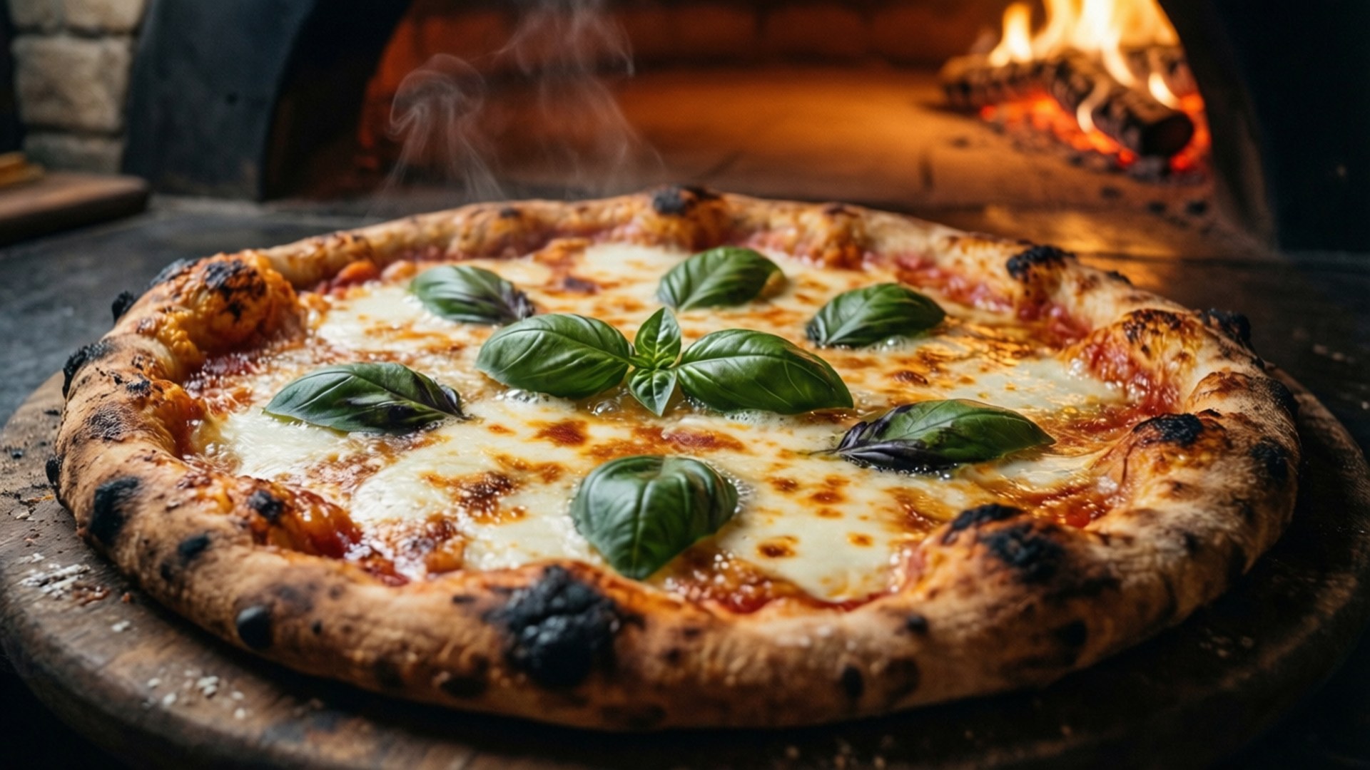 Wood-Fired Pizza by Wallpapers.art Studio