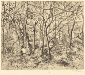 Wooded Landscape at L'Hermitage, Pontoise (Paysage sous bois, a L'Hermitage, Pontoise)