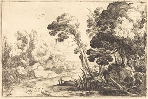 Wooded Landscape with a River