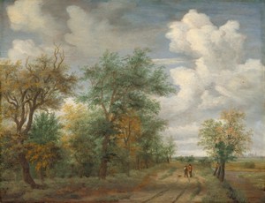 Wooded Landscape with Figures