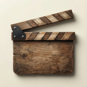 Wooden Clapperboard Icon