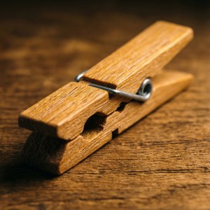 Wooden Grain Clothespin