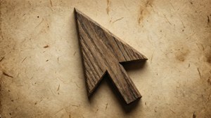 Wooden Rustic Arrow