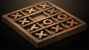 Wooden Tic Tac Toe