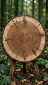 Wooden Tree Ring Target