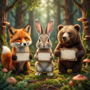 Woodland Animal Stickers