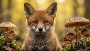 Woodland Fox Scene