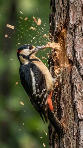 Woodpecker at Work