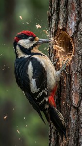 Woodpecker Pecking