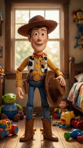 Woody in Andy's Room