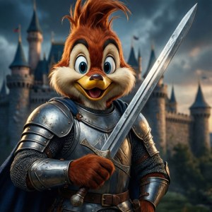 Woody the Brave Knight