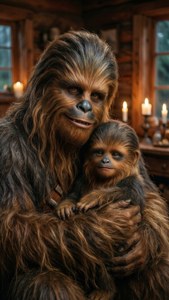 Wookiee Family Moment