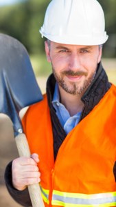 Worker with Shovel